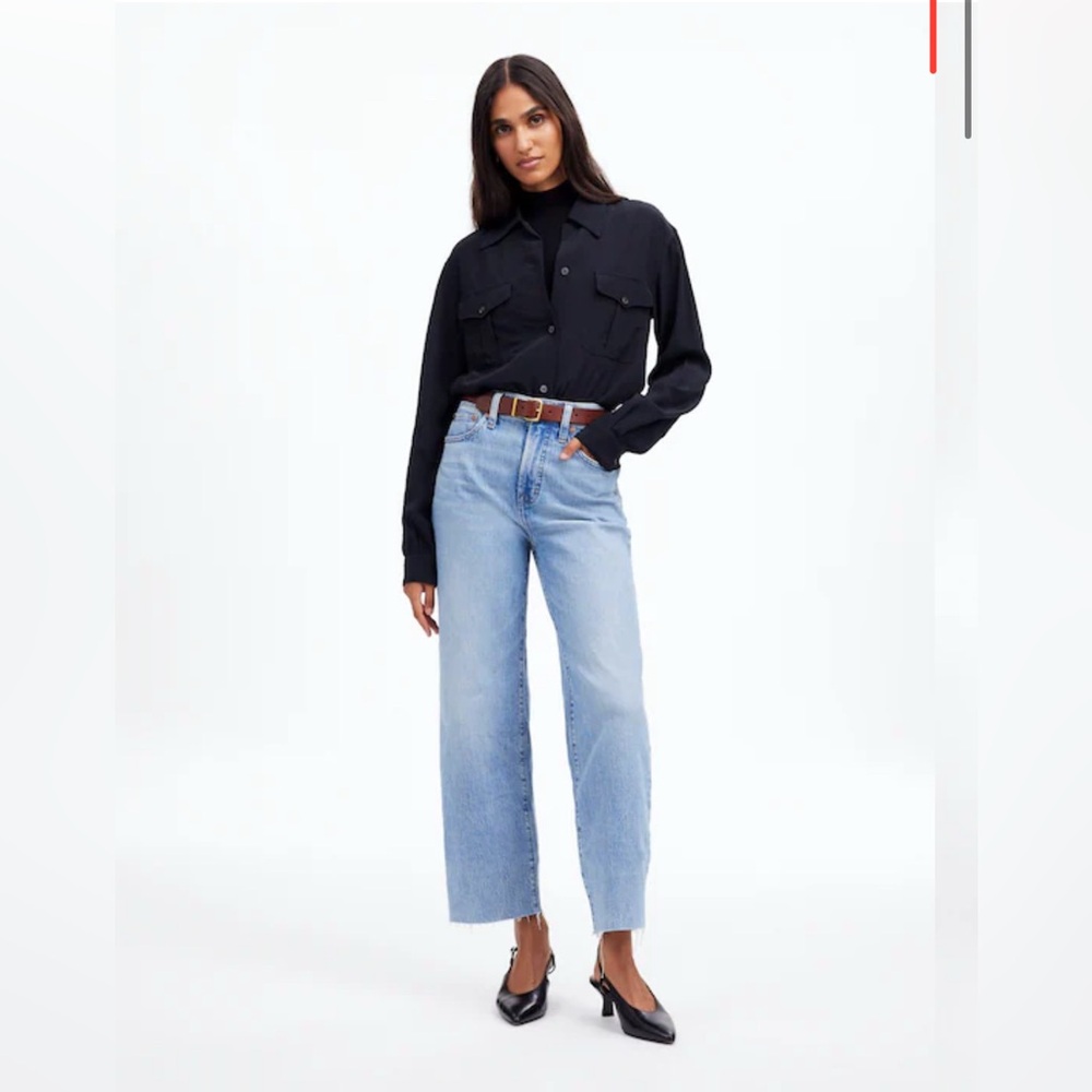 Madewell Perfect Vintage Wide Leg Crop Jean
